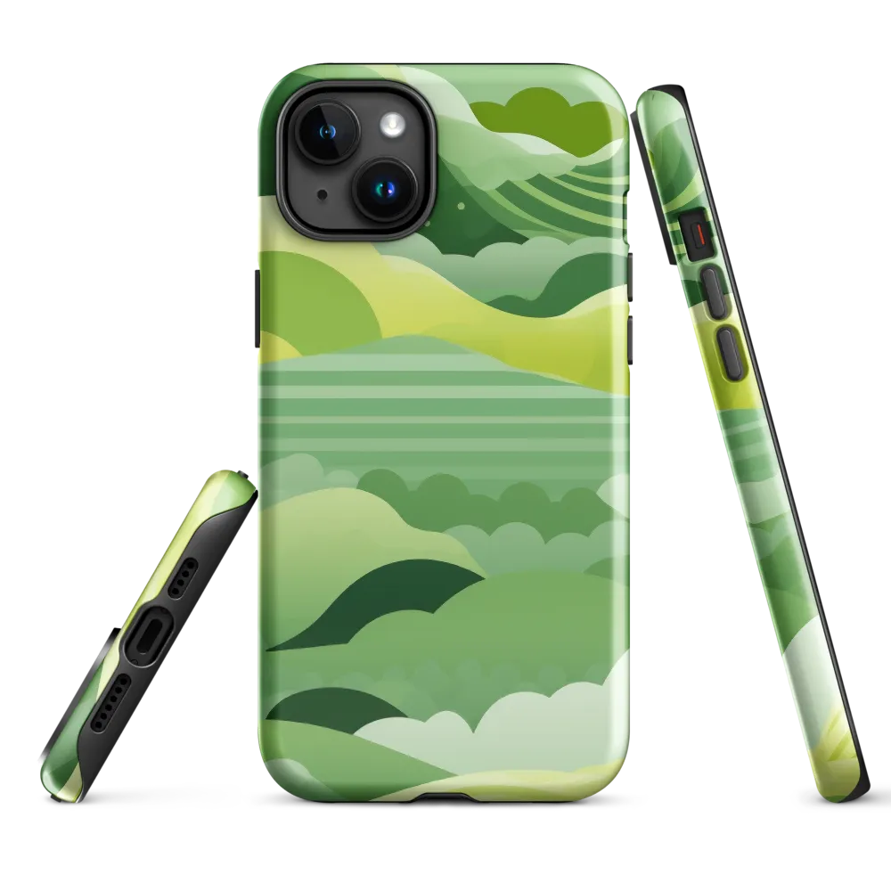 Tranquility in Green Waves