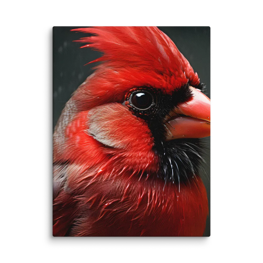 The Bold Cardinal | Canvas | 12″×16″