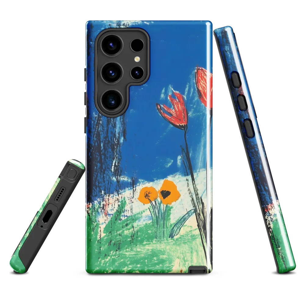Joyful Blossoms in Blue
