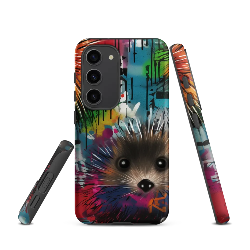 Whimsical Hedgehogs in a Kaleidoscopic Wonderland
