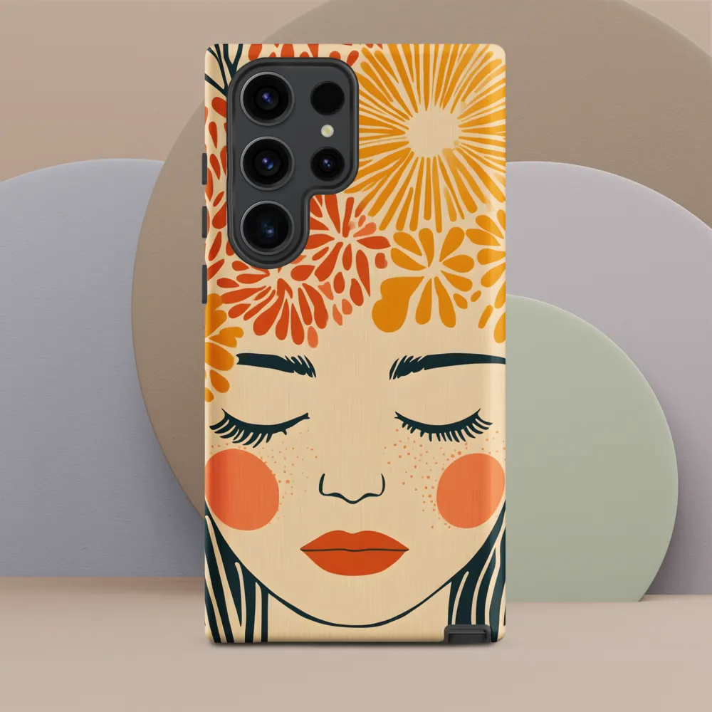 Serenity in Bloom | Phone Case |  S23 Ultra | Tough Case | Matte