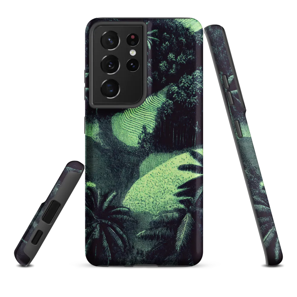 Harmony in Green: A Surreal Landscape