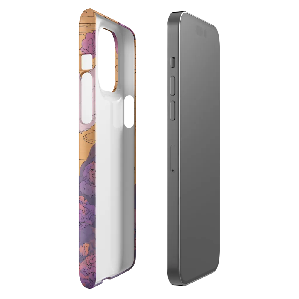 Whispers of the Violet Dawn | Phone Case |  14 Pro Max | Snap Case | Matte