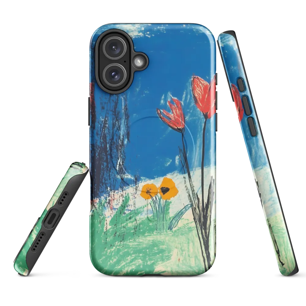 Joyful Blossoms in Blue