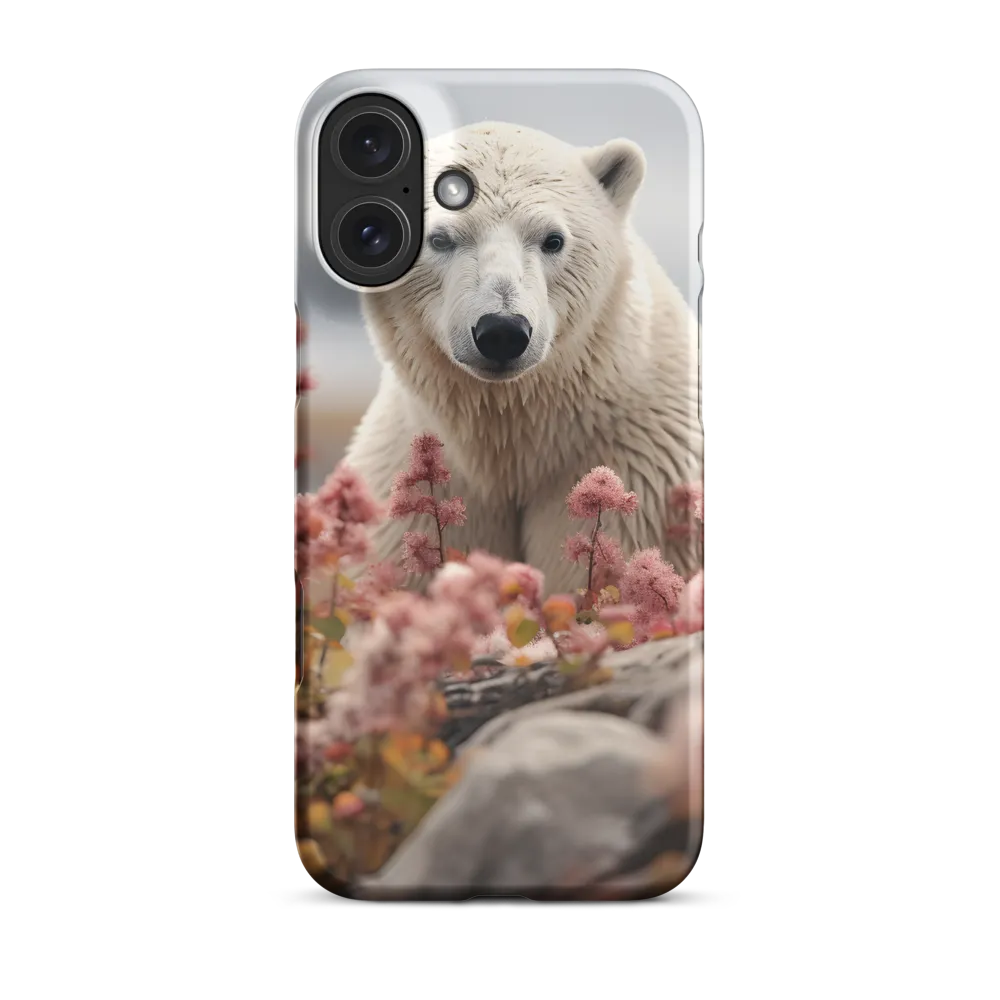 Curiosity Among Blooms: The Polar Bear