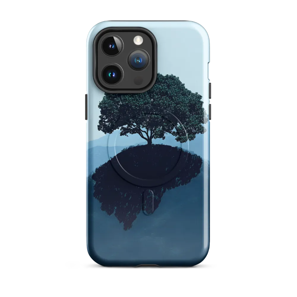Solitude in Blue | Phone Case |  14 Pro Max | MagSafe® Tough Case | Glossy