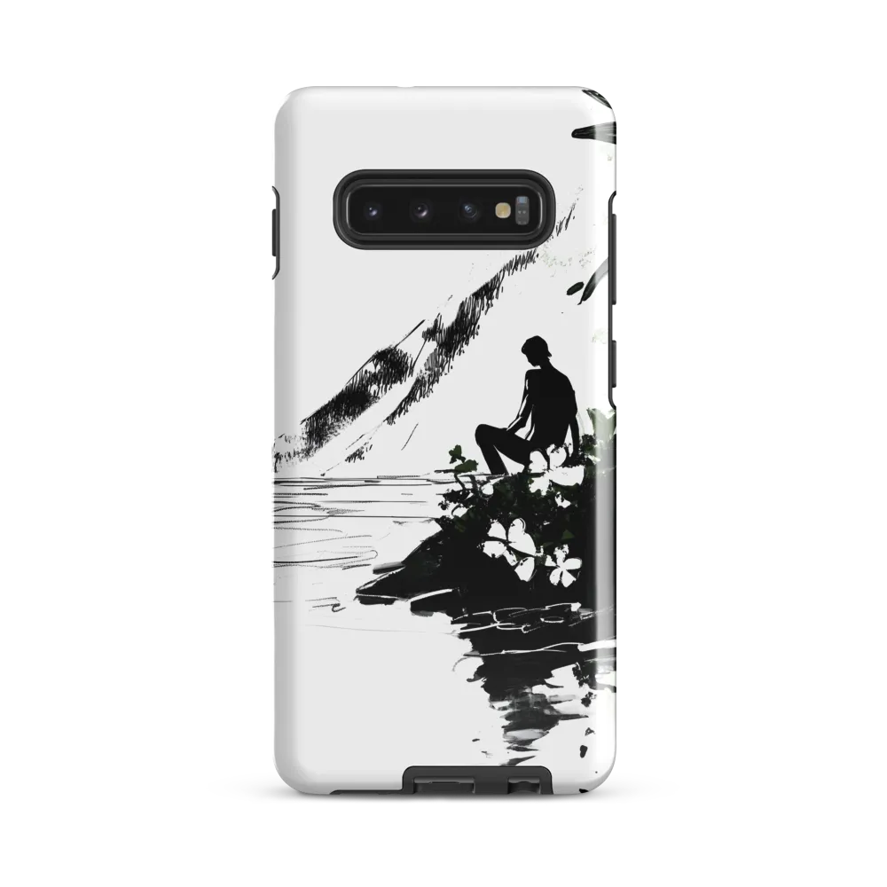 Contemplation by the Water | Phone Case |  S10 Plus | Tough Case | Glossy