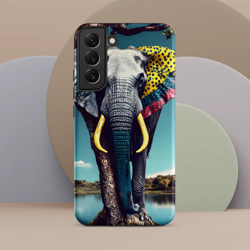 Playful Elegance: The Surreal Elephant