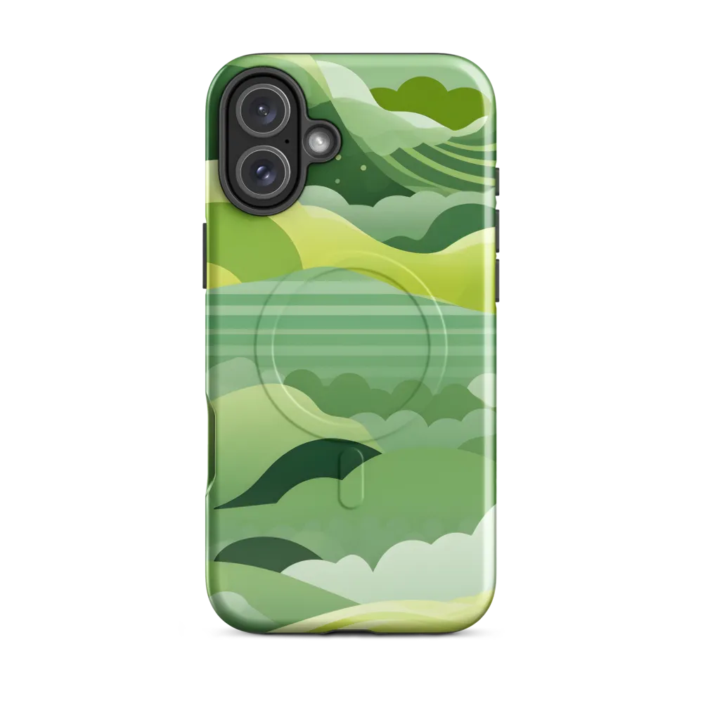 Tranquility in Green Waves