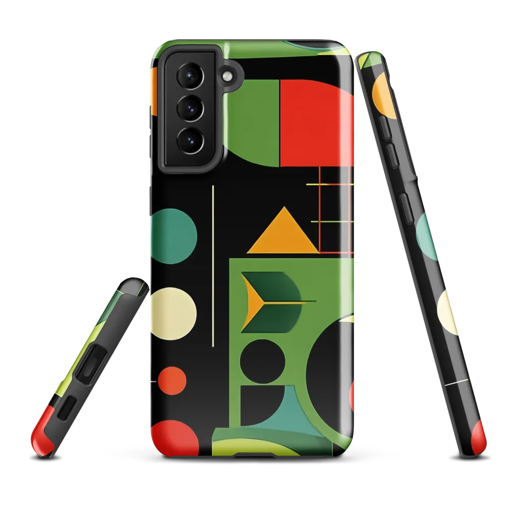 Geometric Harmony | Phone Case |  S21 Plus | Tough Case | Glossy