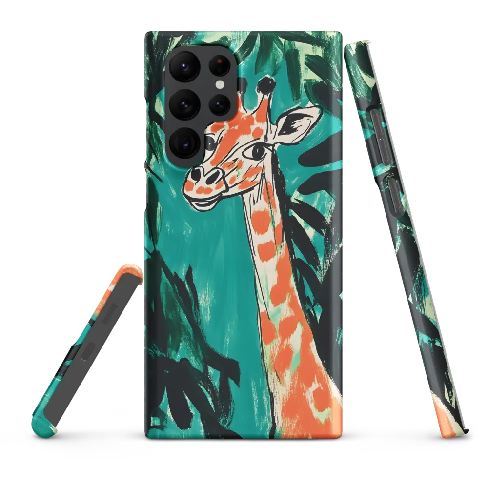 Giraffe in the Teal Canopy