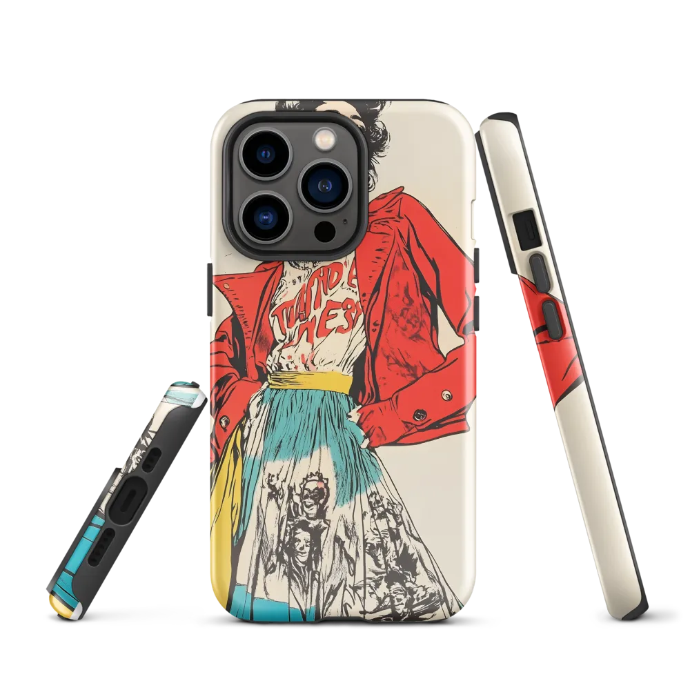 Vibrant Elegance: A Pop Art Fashion Statement