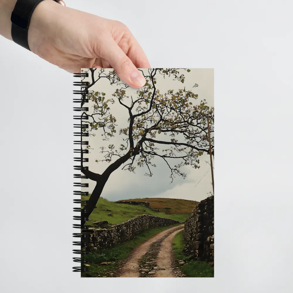 Serenity Along the Winding Path | Spiral Notebook