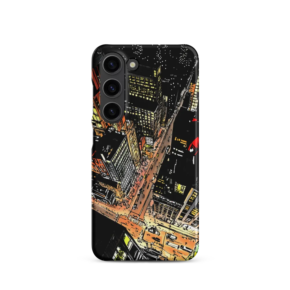 Urban Nightscape: A Bird's-eye View