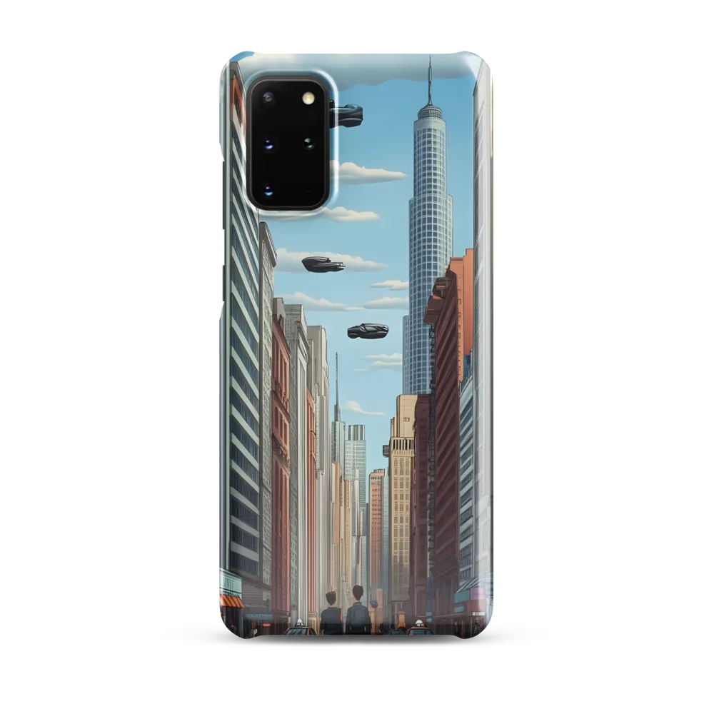 Futuristic Stroll through the Urban Skyline