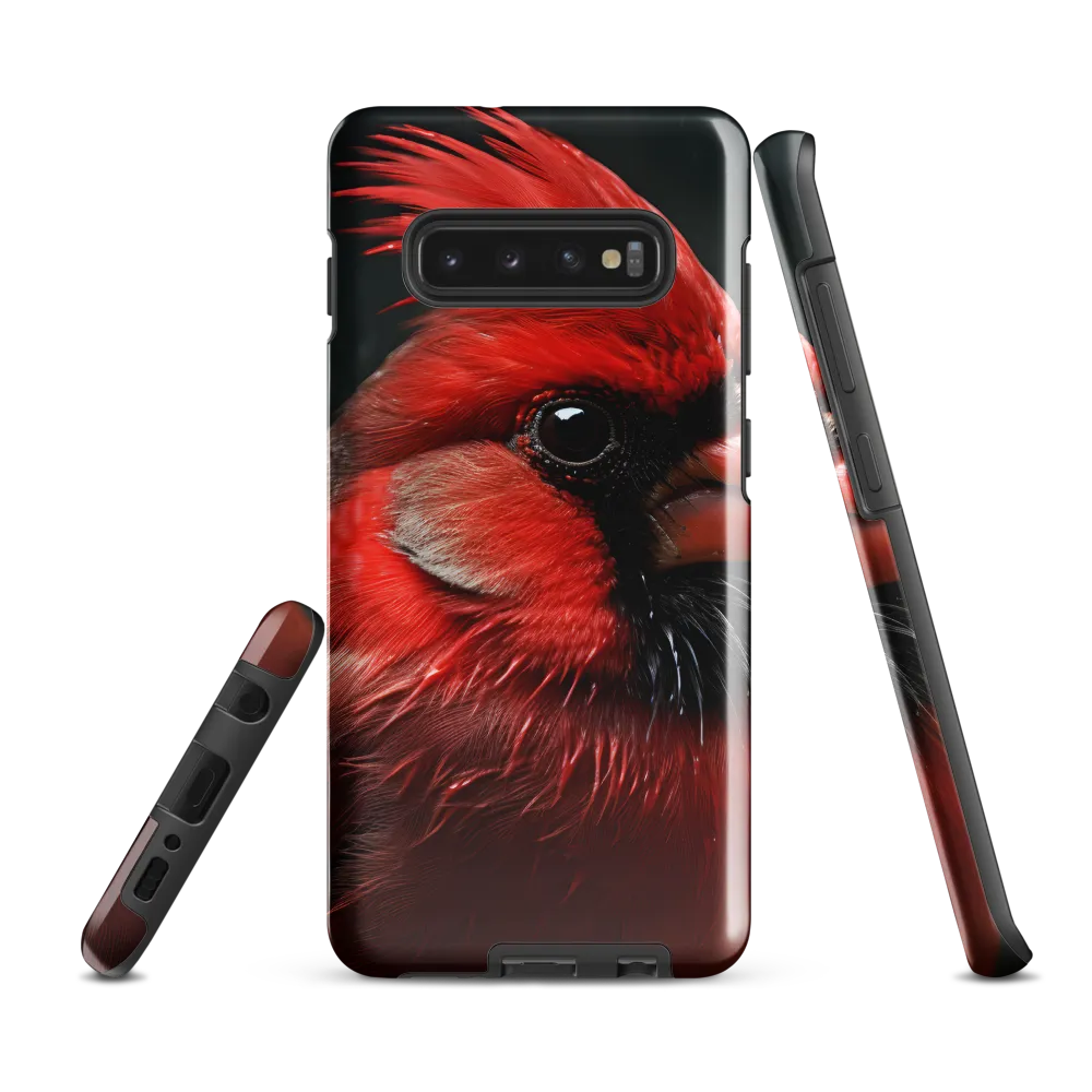 The Bold Cardinal | Phone Case |  S10 Plus | Tough Case | Glossy