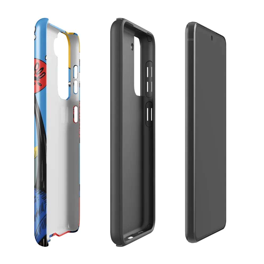 A Playful Journey Through Whimsical Woods | Phone Case |  S21 FE | Tough Case | Glossy