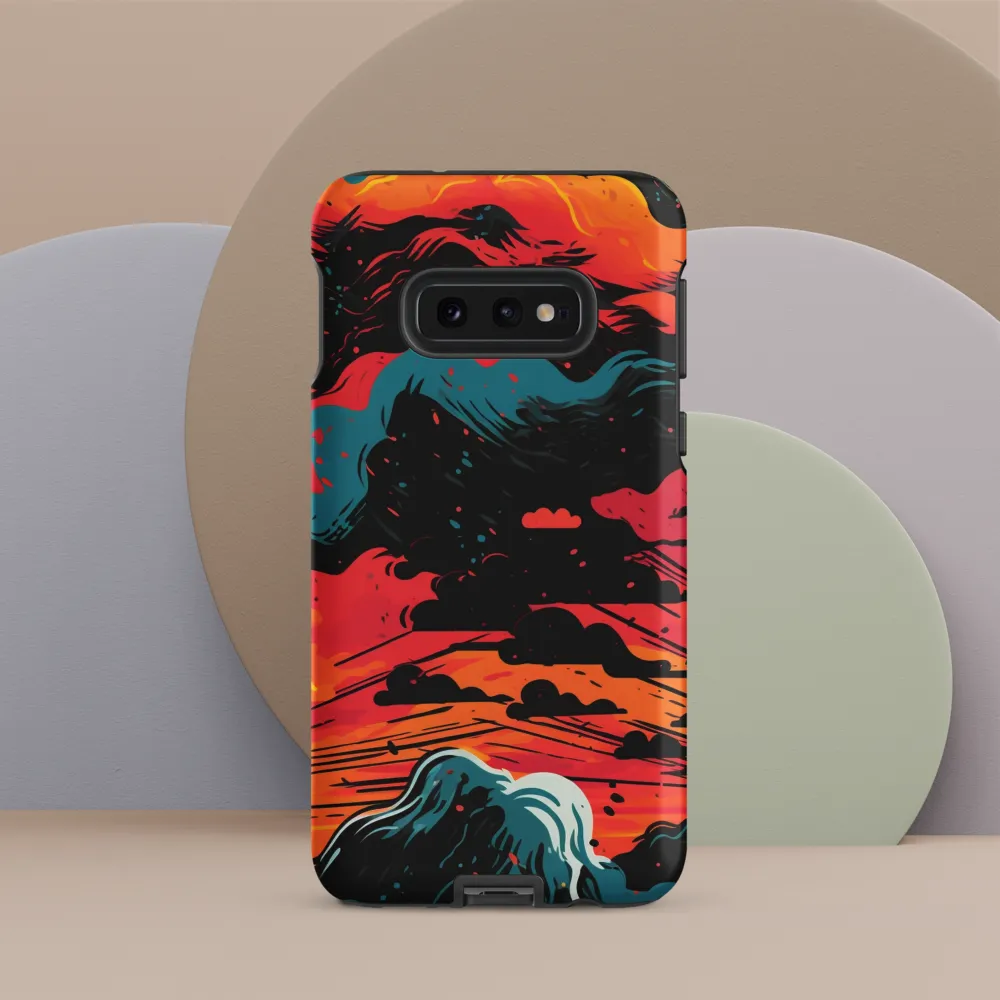 Ethereal Twilight: A Dramatic Landscape in Motion