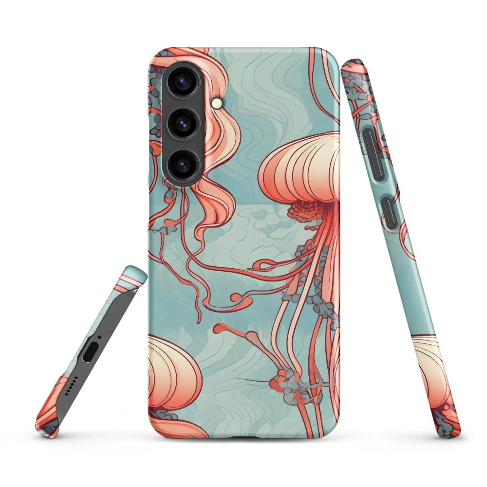 Ethereal Dance of Jellyfish | Phone Case |  S24 Plus | Snap Case | Matte