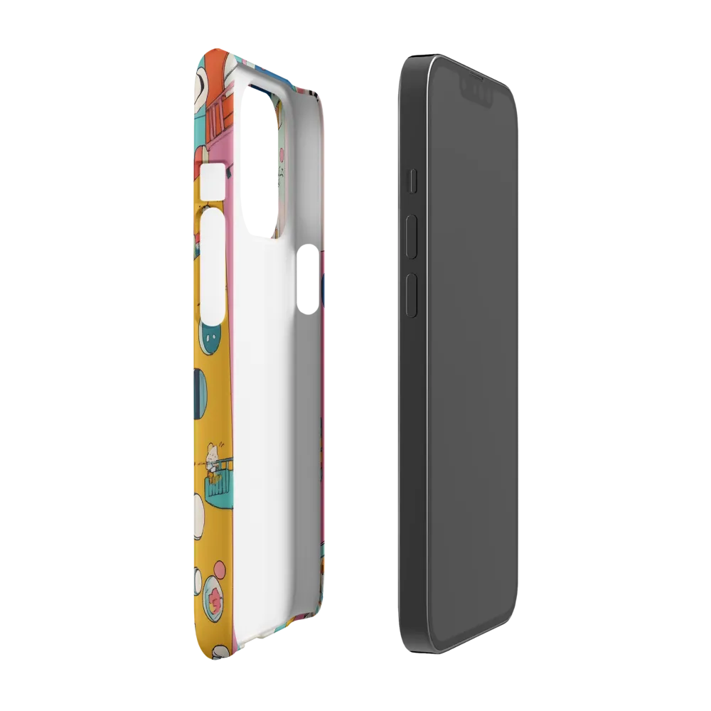Whimsical Cityscape Dreams | Phone Case |  13 Pro | Snap Case | Matte