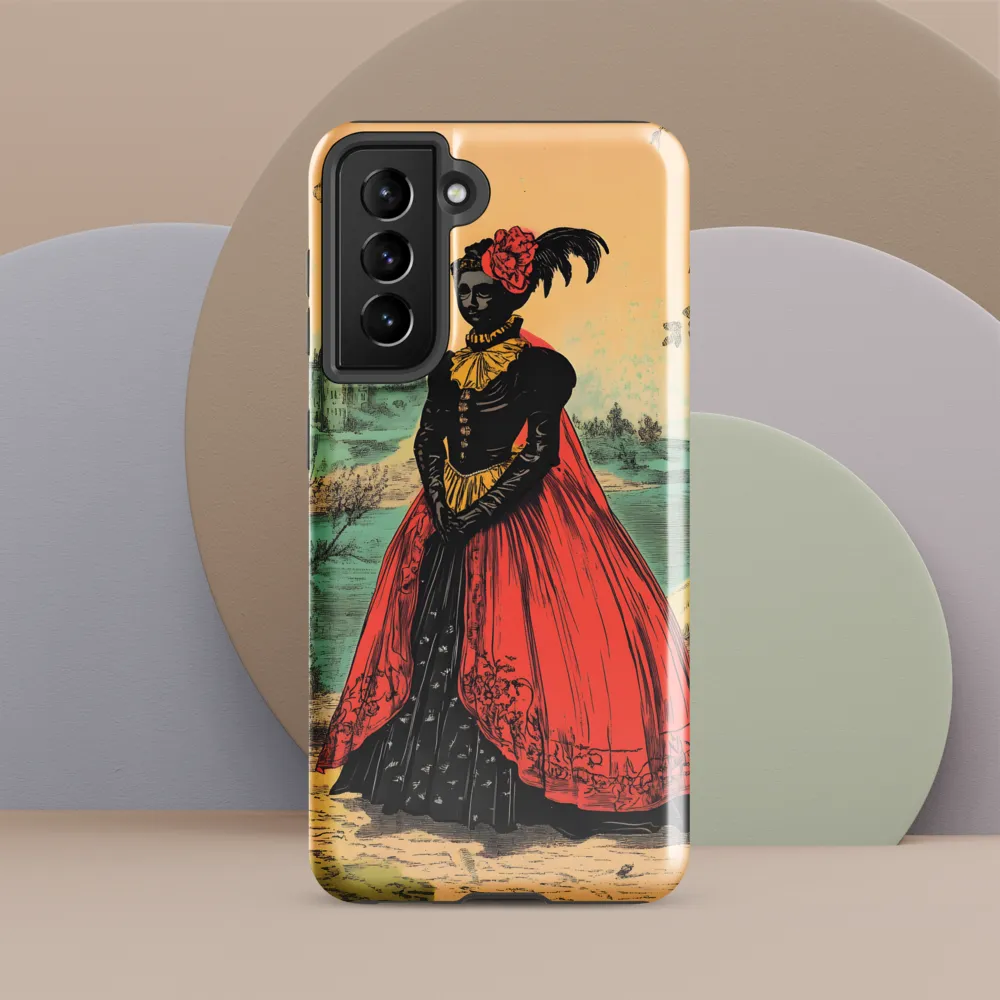 Elegance in Red and Gold