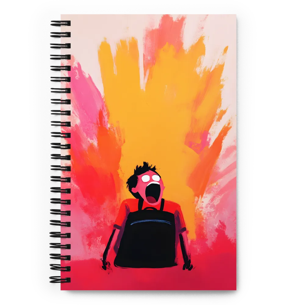 Eruption of Emotions | Spiral Notebook