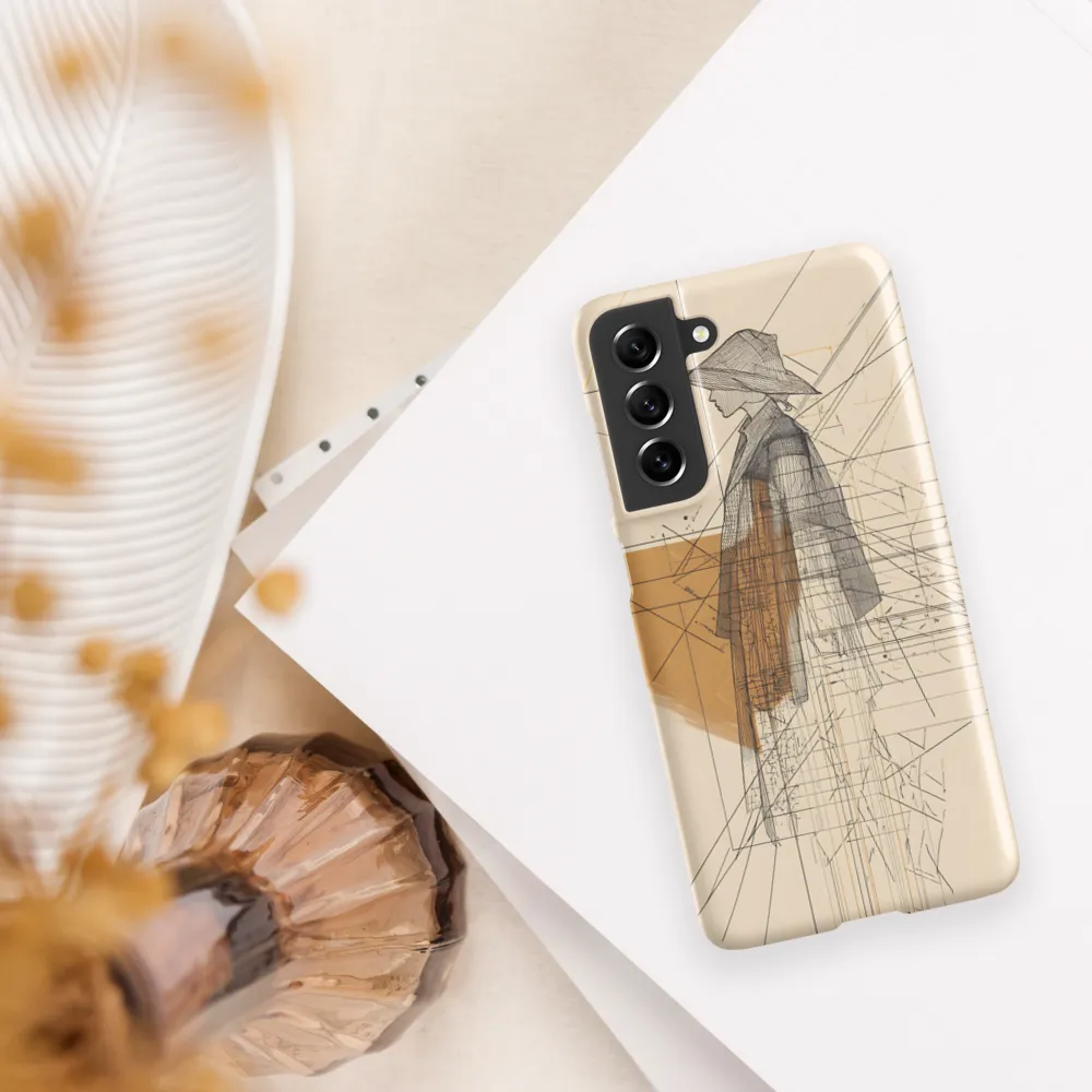 Abstract Profile: A Minimalist Exploration | Phone Case |  S21 FE | Snap Case | Matte