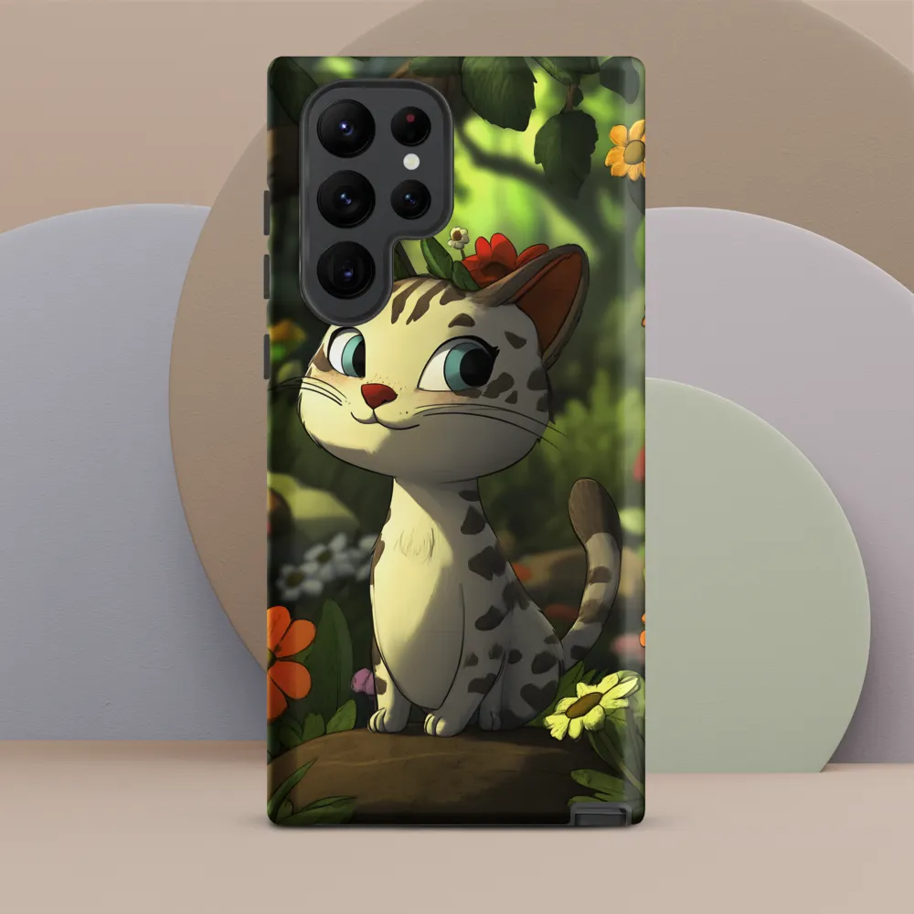Whimsical Forest Cat