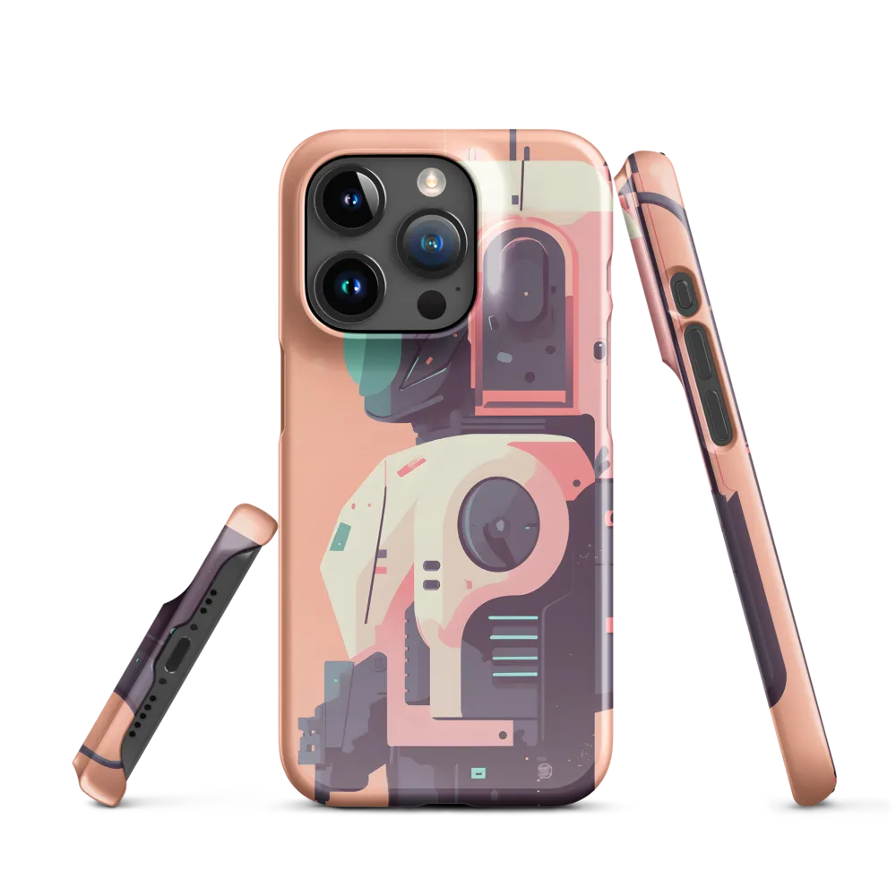 Futuristic Astronaut Bot | Phone Case |  15 Pro | Snap Case | Glossy