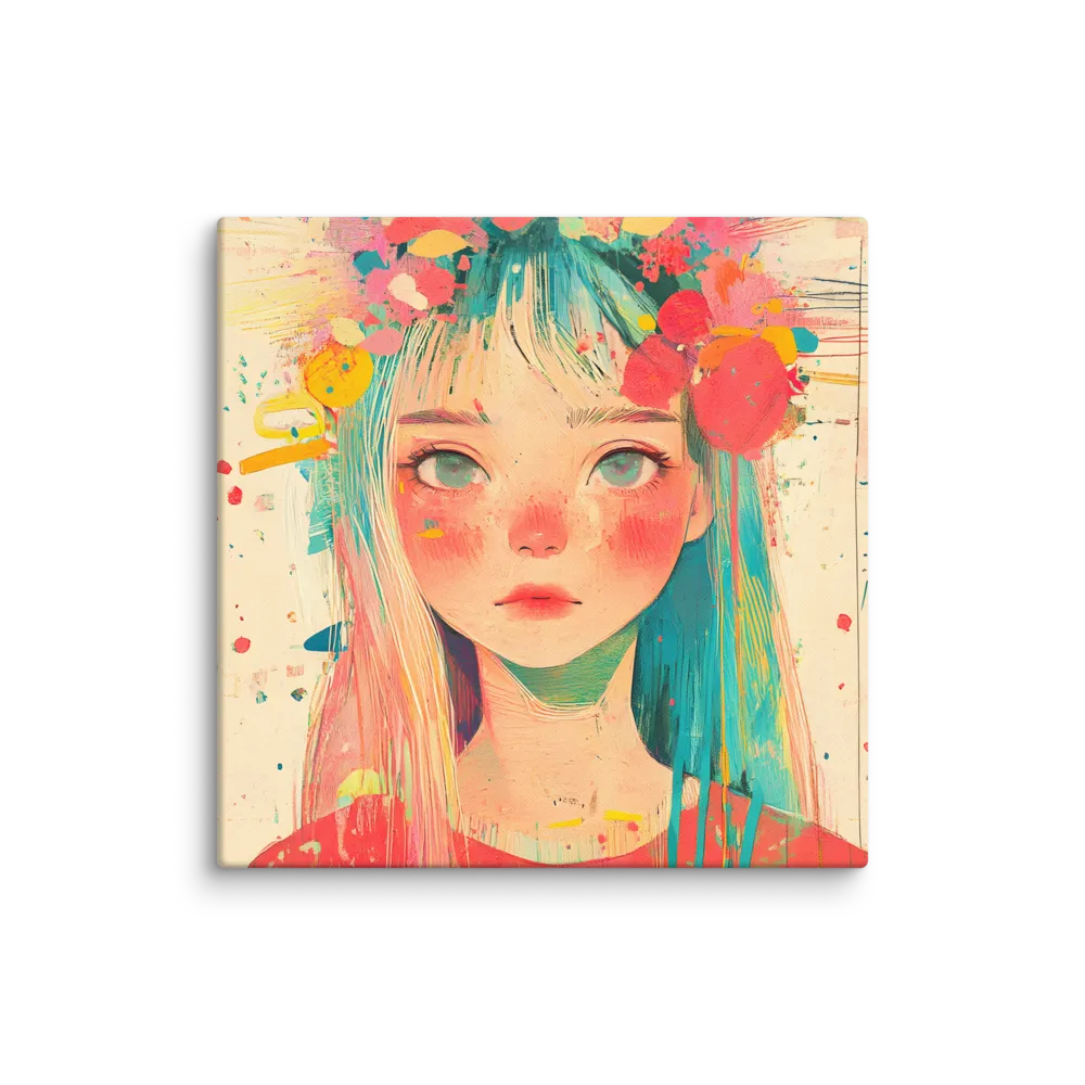 Whimsical Blossom | Canvas | 24″×24″