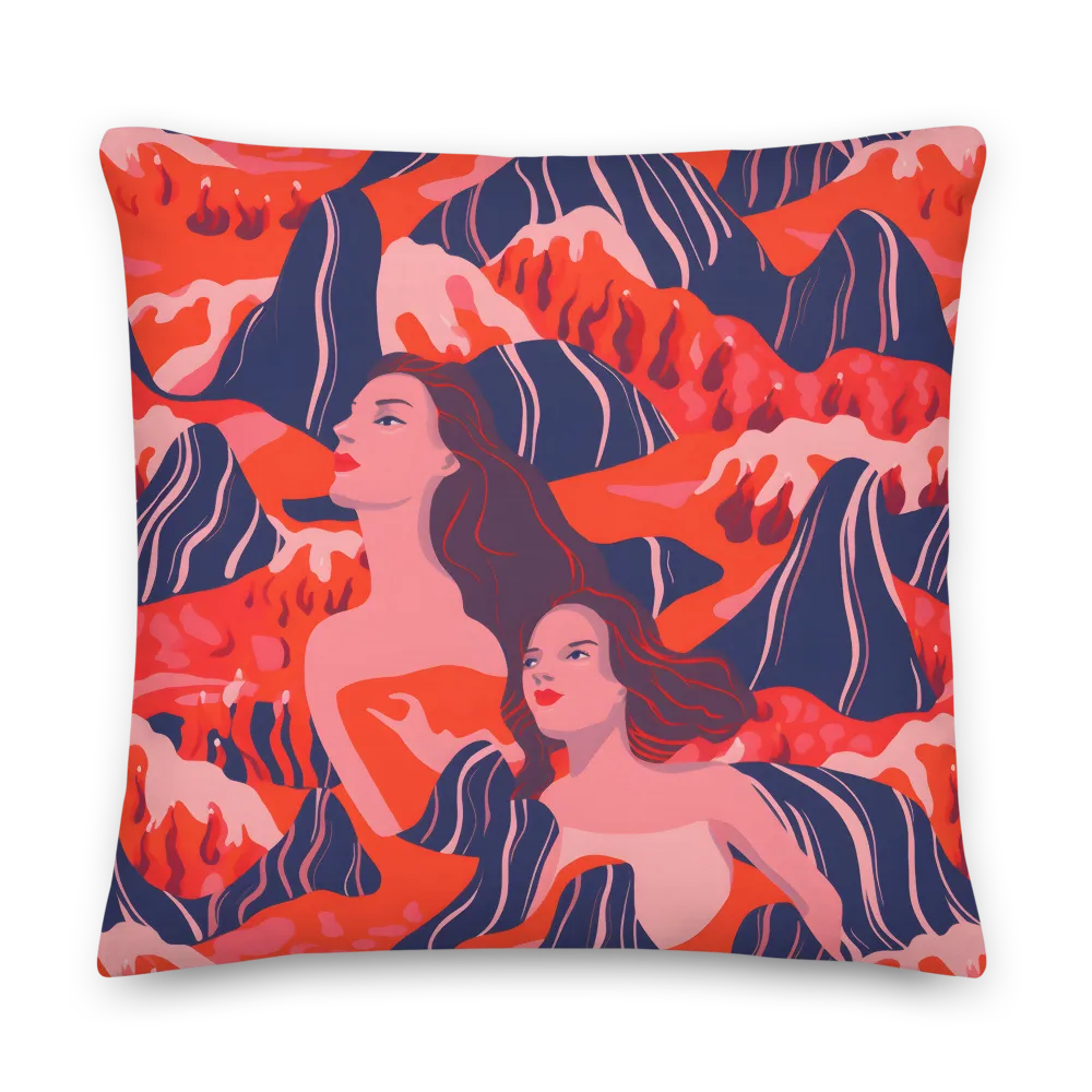 Eruption of Emotion | Pillow | 22″×22″