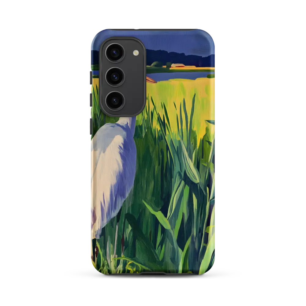 Graceful Presence: The Heron in the Meadow