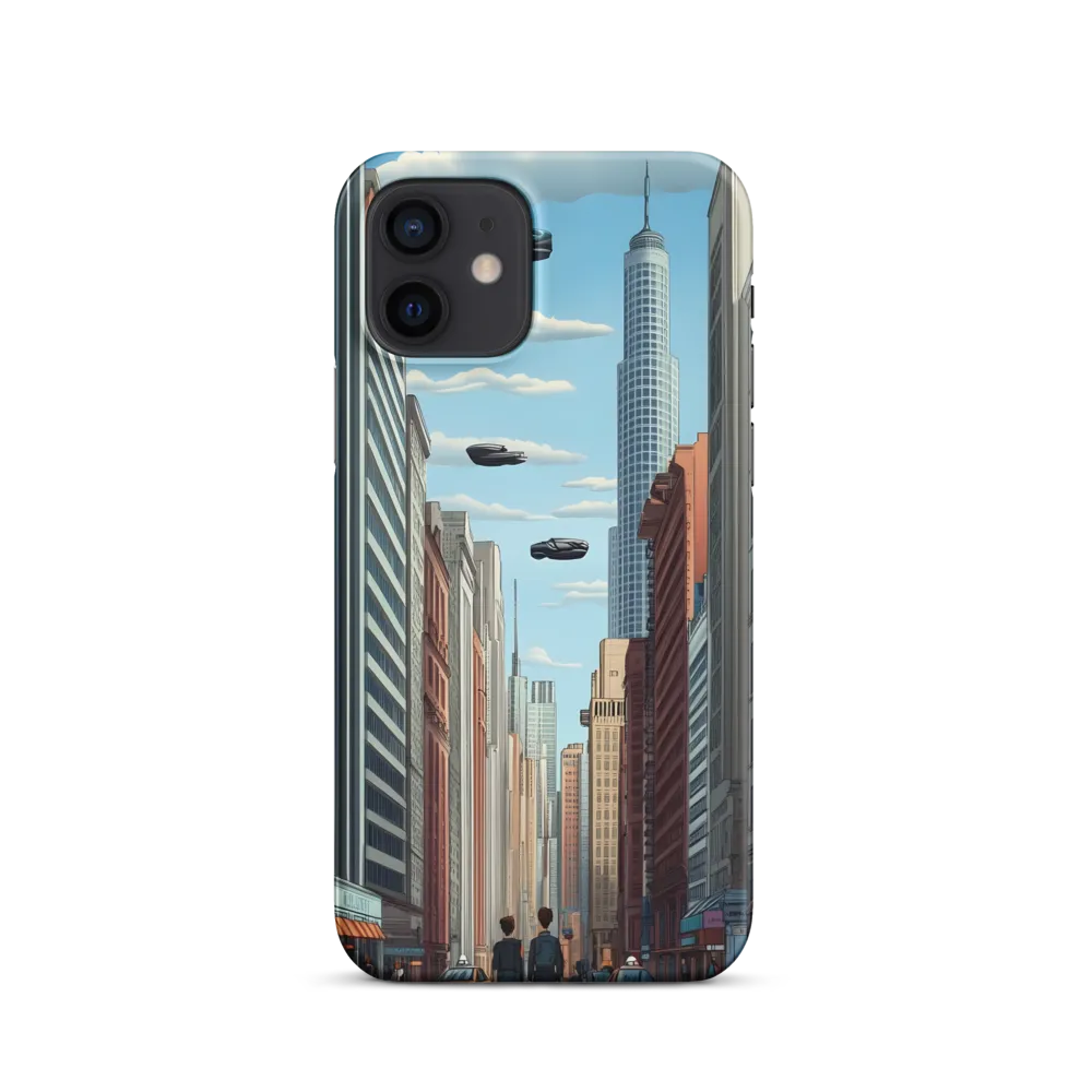Futuristic Stroll through the Urban Skyline