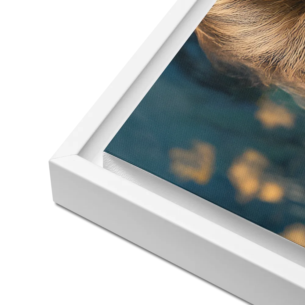 Whispers of Tranquility | Canvas with White Frame | 18″×24″
