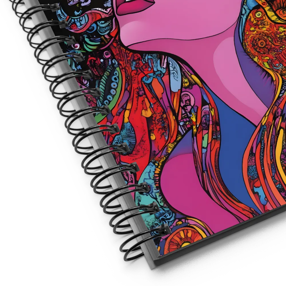 Euphoria in Cosmic Color | Spiral Notebook