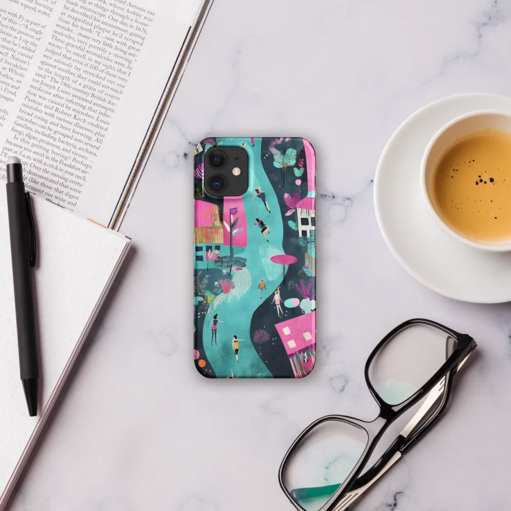 Whimsical Journey Through a Vibrant Landscape | Phone Case |  12 Mini | Snap Case | Matte