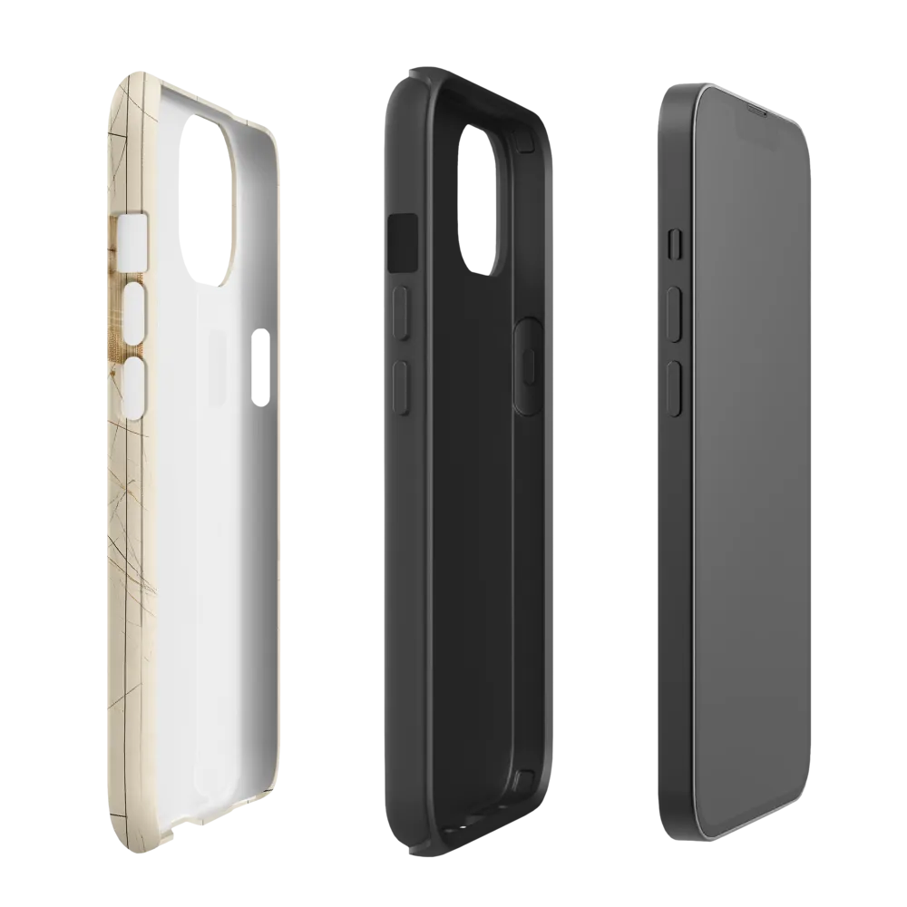 Elegance in Lines | Phone Case |  13 | Tough Case | Matte