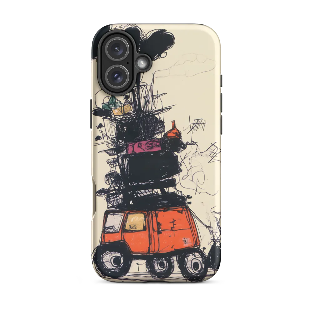 The Whimsical Hauler | Phone Case |  16 Plus | Tough Case | Matte
