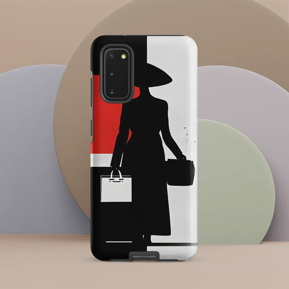 Silhouette of Elegance | Phone Case |  S20 | Tough Case | Matte