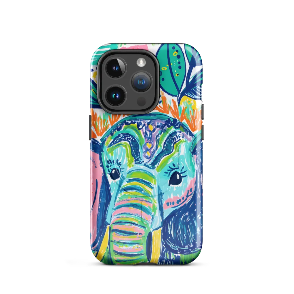 Whimsical Elephant Portrait