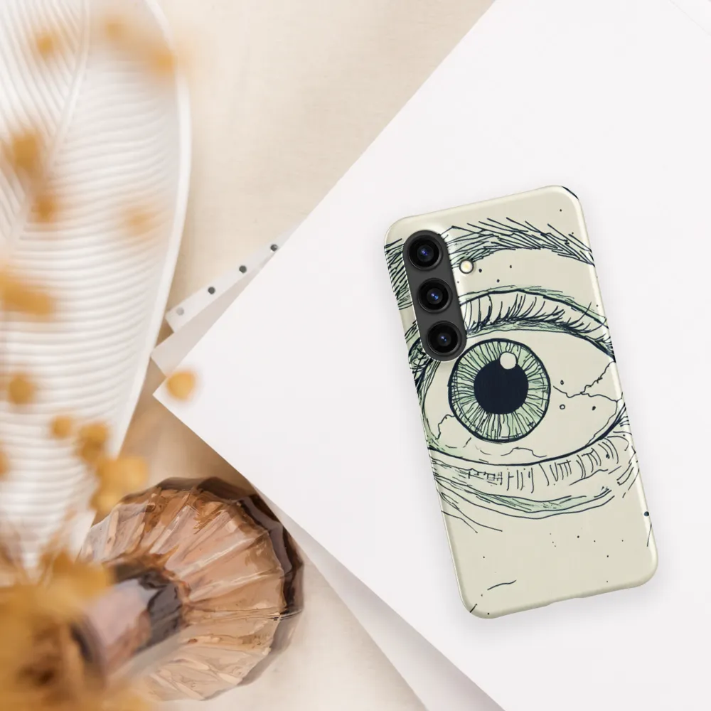 Observant Gaze | Phone Case |  S24 | Snap Case | Matte