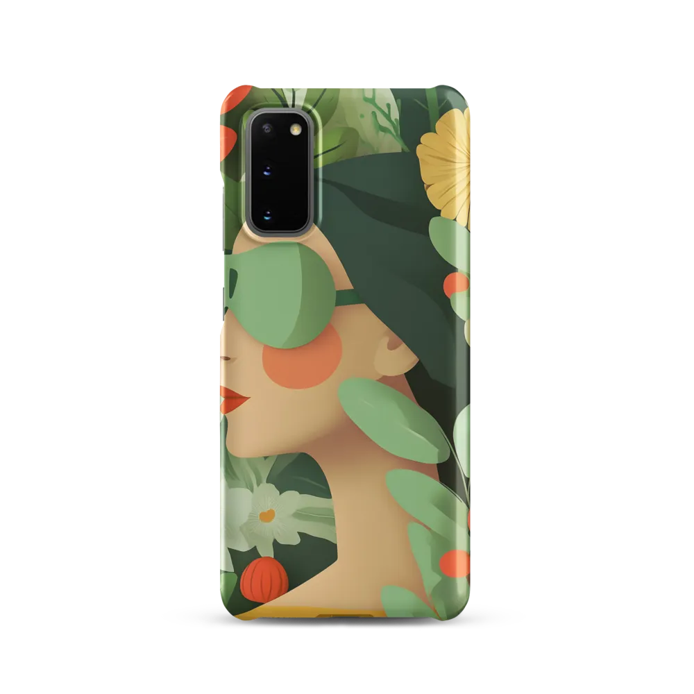 Nature's Serenity: A Modern Portrait | Phone Case |  S20 | Snap Case | Matte