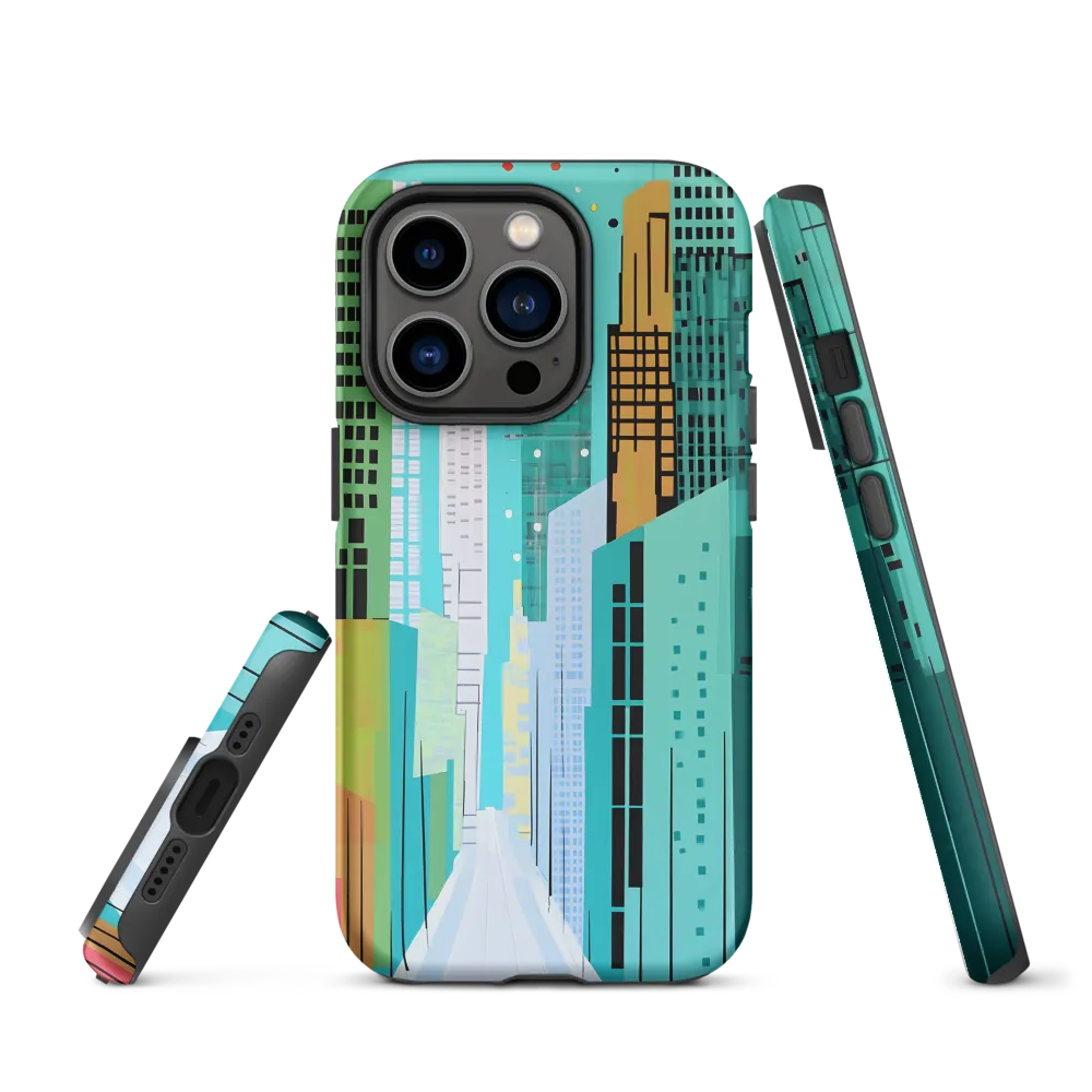 Urban Symphony in Turquoise