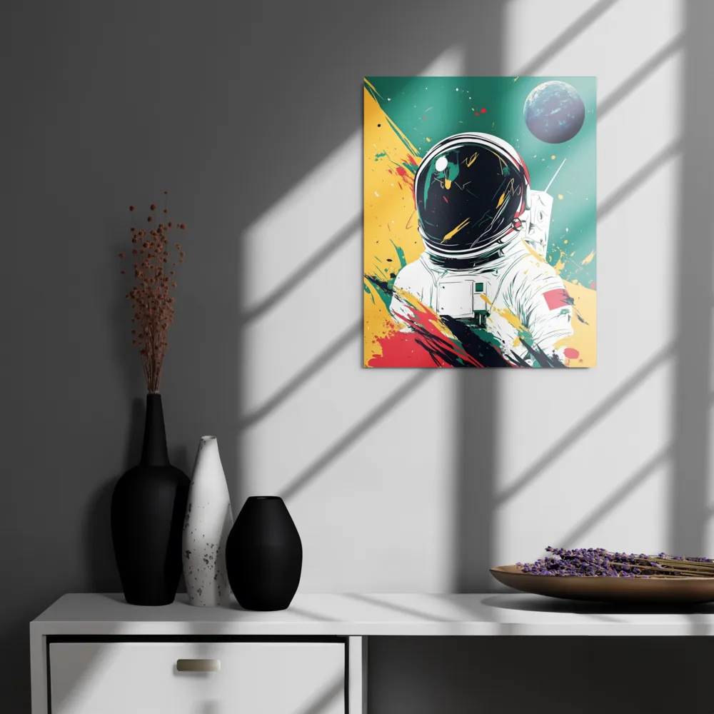 Galactic Explorer: A Modern Odyssey | Metal Print | 16″×20″