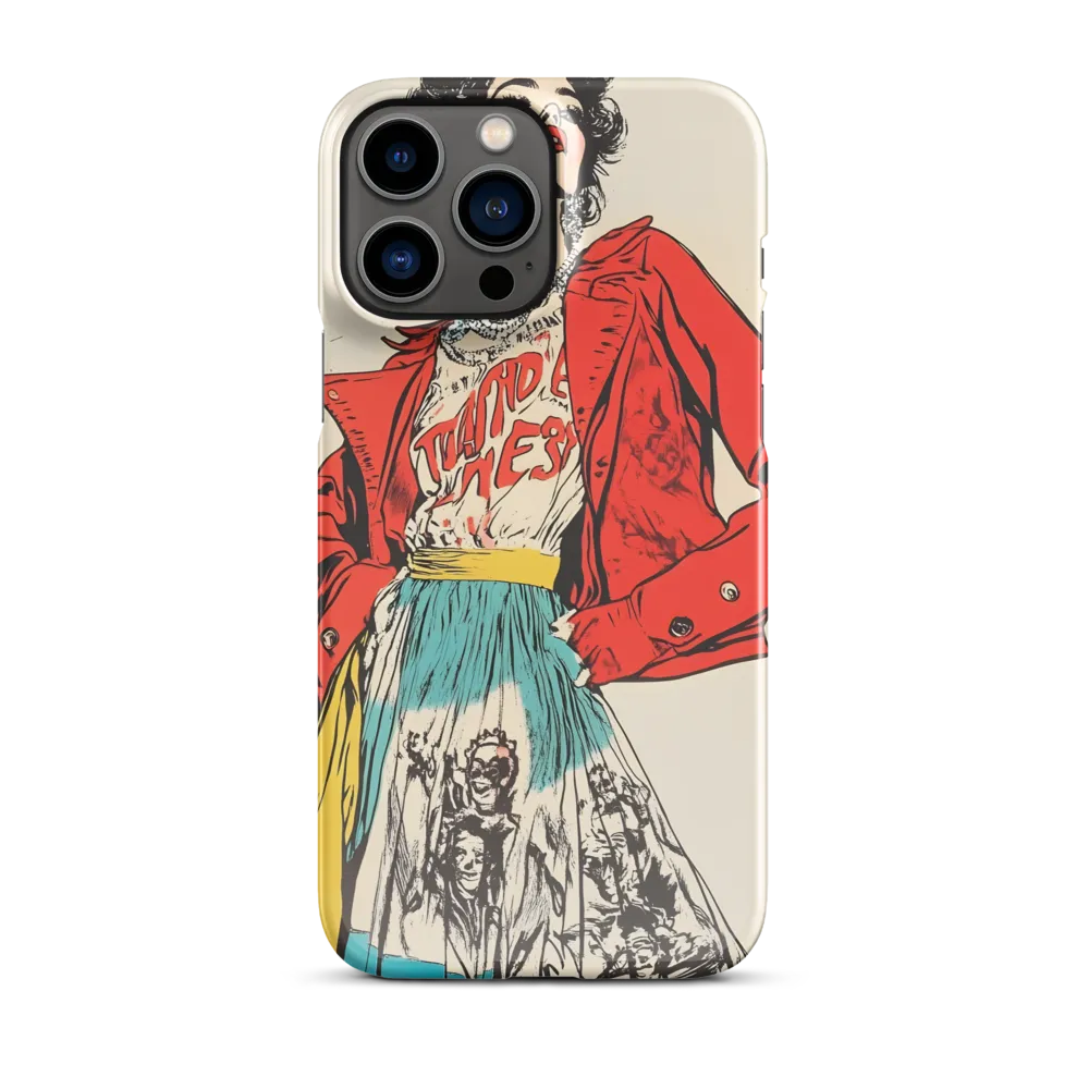 Vibrant Elegance: A Pop Art Fashion Statement