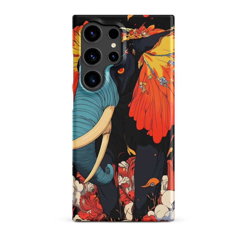 Majesty of the Floral Elephant | Phone Case |  S24 Ultra | Snap Case | Matte