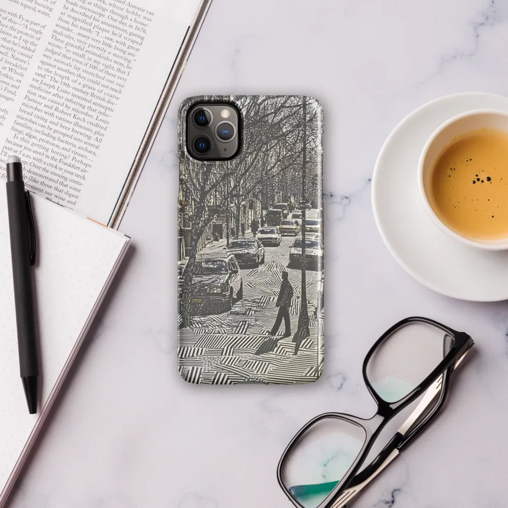 Urban Solitude: A Geometric Journey | Phone Case |  11 Pro Max | Snap Case | Glossy