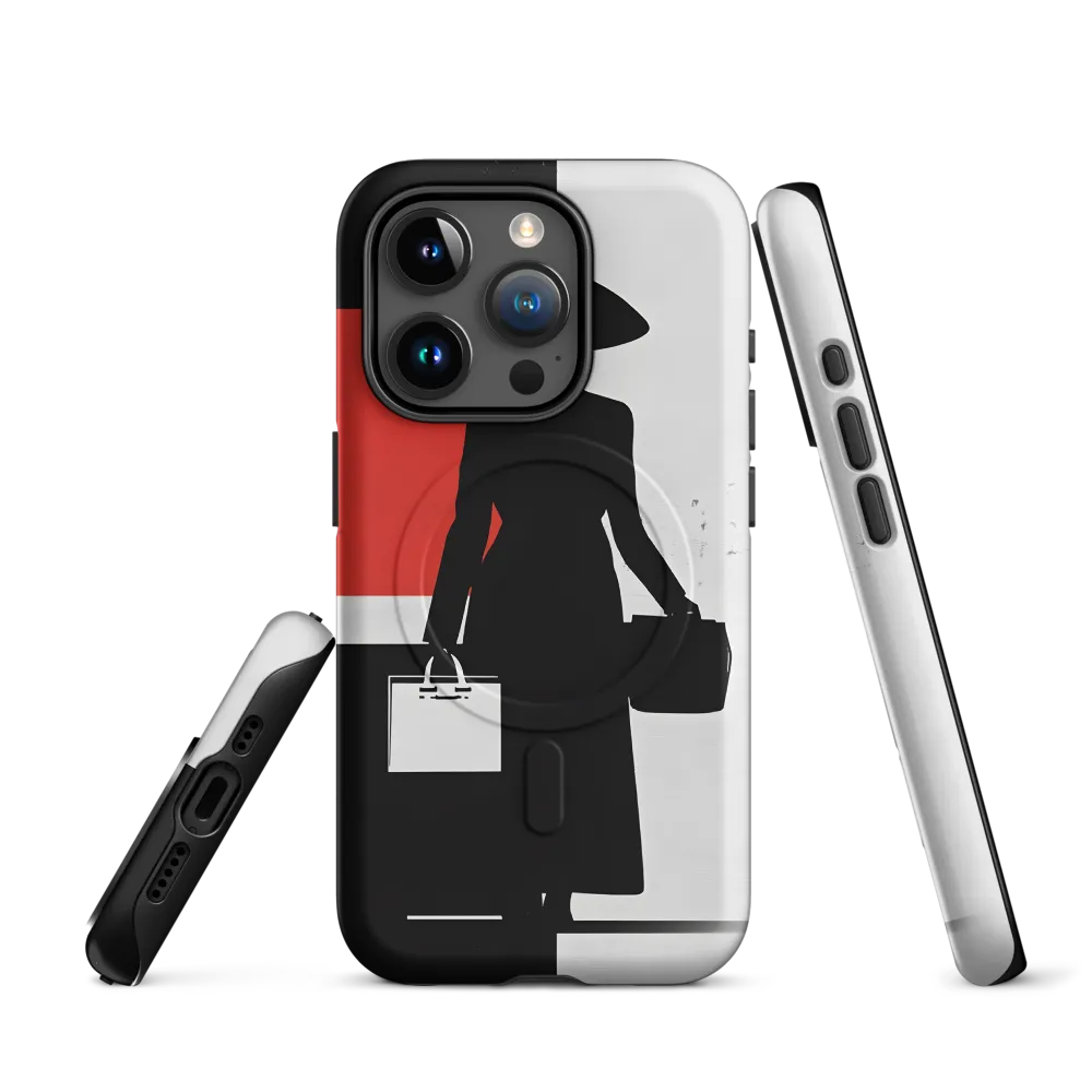 Silhouette of Elegance | Phone Case |  15 Pro | MagSafe® Tough Case | Matte