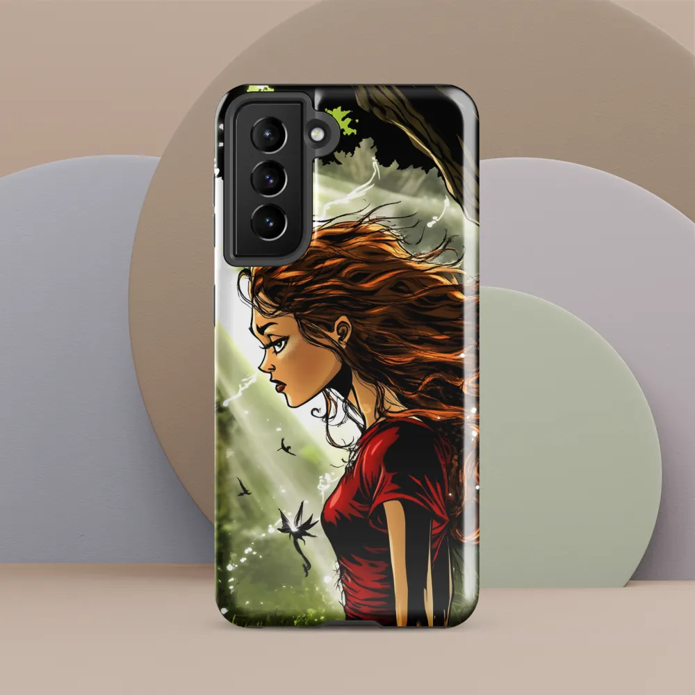 Whispers of Enchantment | Phone Case |  S21 | Tough Case | Glossy