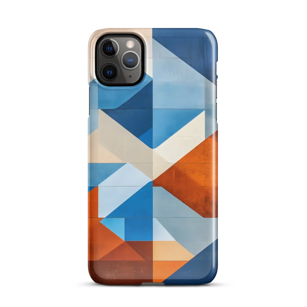 Geometric Harmony: A Vibrant Landscape | Phone Case |  11 Pro Max | Snap Case | Glossy